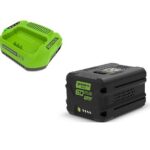 Pack batterie 60V 4Ah + chargeur 2A Greenworks GSK60B4 - 2933807