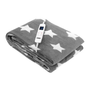 COUVERTURE ÉLECTRIQUE NOVEEN EB651 GREY STAR SUPER SOFT 180X130CM