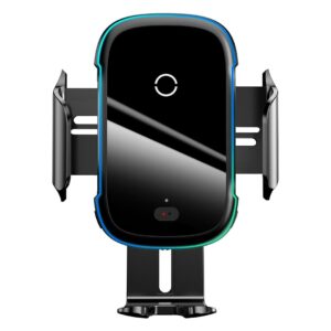 Support de voiture Baseus Light Support électrique avec chargeur inductif Qi noir