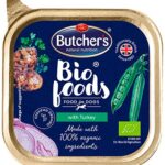 BUTCHER'S Bio Foods with Turkey - Aliments humides pour chiens - 150 g