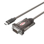UNITEK Y-1105K câble Série Noir 1,5 m DB-9