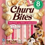 INABA Churu Bites Chicken with salmon recipe - Friandise pour chien - 8x12g