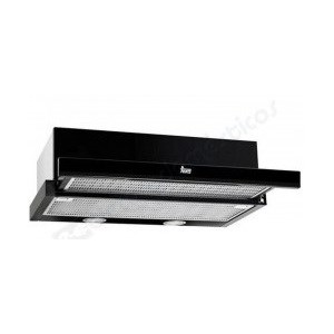 Teka CNL 6415 PLUS Semi-intégrée (semi-encastrée) hotte de cuisine Noir 385 m³/h A