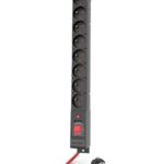 ACAR S8 Noir 8 sortie(s) CA 230 V 3m