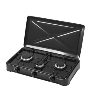 Ravanson K-03TB Noir, Blanc Comptoir 60 cm Gaz 3 zone(s)