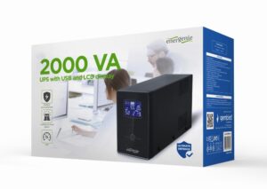 Gembird EG-UPS-035 alimentation d'énergie non interruptible Interactivité de ligne 2 kVA 1200 W 5 sortie(s) CA