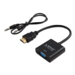SAVIO Adaptateur HDMI (M) - VGA (F) avec audio CL-23/B Noir