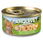 ARQUIVET Chicken in sauce with vegetables - nourriture humide pour chat - 80g