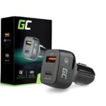 Green Cell CAD33 chargeur d'appareils mobiles Noir Intérieure