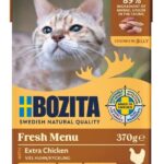 BOZITA Poulet en gelée - Nourriture humide pour chat - 370 g