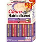 INABA Churu Hairball control Tuna and chicken recipe - Friandise pour chat - 20x14g