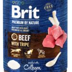 BRIT Premium by Nature Beef with tripe - aliments humides pour chiens - 800g