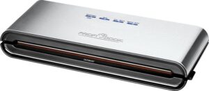 ProfiCook PC-VK 1080 appareil à emballage sous vide Noir, Acier inoxydable
