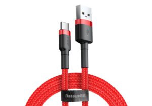 Baseus Cafule câble USB USB 2.0 0,5 m USB A USB C Rouge