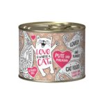 LOVE IS WHERE A CAT IS® Turkey with guinea fowl - nourriture humide pour chat - 200g