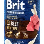 BRIT Premium by Nature Beef with tripe - aliments humides pour chiens - 400g