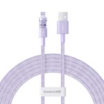 Baseus Gem Câble de charge rapide USB vers IP 2,4A 2 m Pourpre