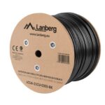 Lanberg LCU6-21CU-0305-BK câble de réseau Noir 305 m Cat6 U/UTP (UTP) outdoor