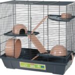 ZOLUX Cage EHOP pour hamster triple 50 cm - rose