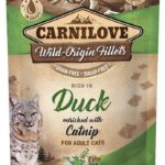 CARNILOVE CAT POUCH Aliments humides pour chats Canard, Herbe à chat 85 g