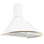 Hotte de cheminée Akpo WK-4 Dandys GOLD 60 cm 450 m3/h, Blanc