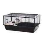 INTER-ZOO Bob + Wood black - cage pour un hamster