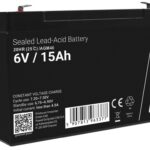 Green Cell AGM40 Batterie de l'onduleur Sealed Lead Acid (VRLA) 6 V 15 Ah