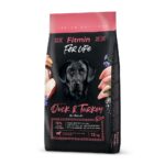 FITMIN Dog For Life Duck & Turkey - aliments secs pour chiens - 12 kg