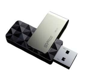 Silicon Power Blaze B30 lecteur USB flash 256 Go USB Type-A 3.2 Gen 1 (3.1 Gen 1) Noir, Argent