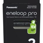 Batteries rechargeables PANASONIC ENELOOP PRO AA 2500 mAh 2 szt (BK-3HCDE/2CP)