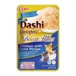 INABA CAT Dashi Delights Flocons Délicats Poulet avec Thon - friandise pour chat - 40g