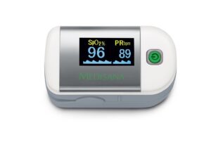 Medisana PM 100 oxymètre de pouls Gris, Blanc