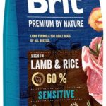 BRIT Premium by Nature Sensitive Lamb with rice - aliments secs pour chiens - 15 kg