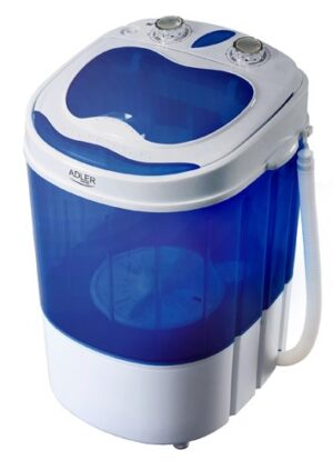 Adler AD 8051 machine à laver Charge par dessus 3 kg Bleu, Blanc