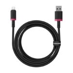 Baseus Dura Câble de charge rapide Type A vers IP 2,4A 2 m Noir, Rouge