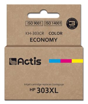 Actis KH-303CR encre pour imprimante HP, remplacement HP 303XL T6N03AE ; Premium ; 18ml ; 415 pages ; couleur