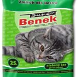 Certech Super Benek Standard Forêt verte - Litière agglomérante pour chats 25 l (20 kg)