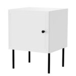 Table de chevet 2 pcs PALAZZO BIS 45x39xH59 blanc mat