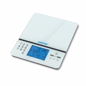 Zelmer ZKS1500N escabeaux de cuisine Blanc Balance de ménage électronique