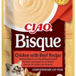 INABA Ciao Bisque Chicken with beef - Friandise pour chat - 40g