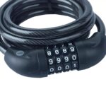Câble pour bicyclette avec serrure à combinaison -YCC0/10/180/2 Noir