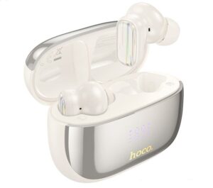 Hoco EQ20 Rhyme Casque sans fil intra-auriculaire Appels/Musique Bluetooth Blanc