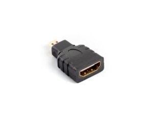 Lanberg AD-0015-BK changeur de genre de câble HDMI Micro HDMI Noir