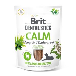 BRIT Dental Stick Calm Hemp & Materwort - friandise pour chien - 251 g