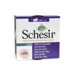 SCHESIR Tuna with beef in jelly - nourriture humide pour chat - 85g