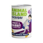 ANIMAL ISLAND Everyday Turkey and rabbit - nourriture humide pour chat - 400g