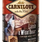 CARNILOVE Into the Wild Lamb&Wild Boar - Aliments humides pour chiens - 400 g