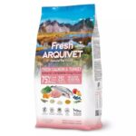 ARQUIVET Saumon frais avec dinde - nourriture semi-humide pour chiens - 2,5 kg