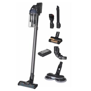 Samsung VS20C852FTB 2-in-1 stick vacuum Batterie Sec Sans sac 580 W Noir, Bleu