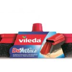 Vileda 151221 balai Intérieure Balai à poils souples / durs Polyéthylène téréphthalate (PET), Caoutchouc Noir, Gris, Rouge